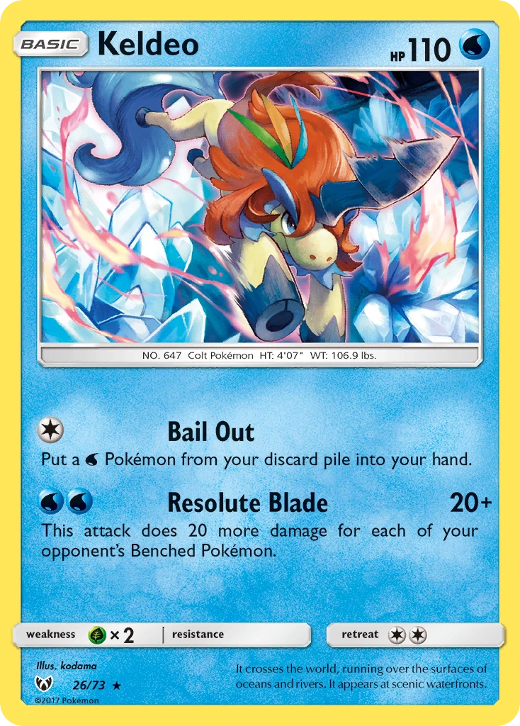 Keldeo – Shining Legends 26