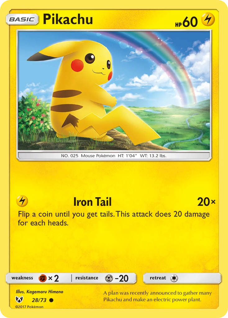 Pikachu – Shining Legends 28