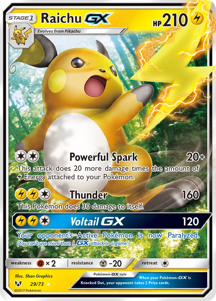 Raichu GX – Légendes Brillantes 29