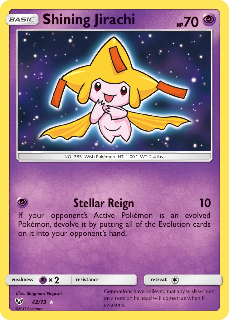 Shining Jirachi – Shining Legends 42