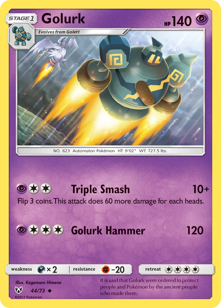 Golurk – Shining Legends 44