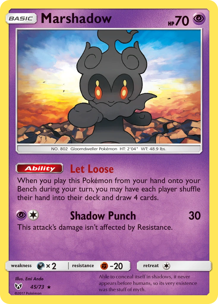 Marshadow – Shining Legends 45