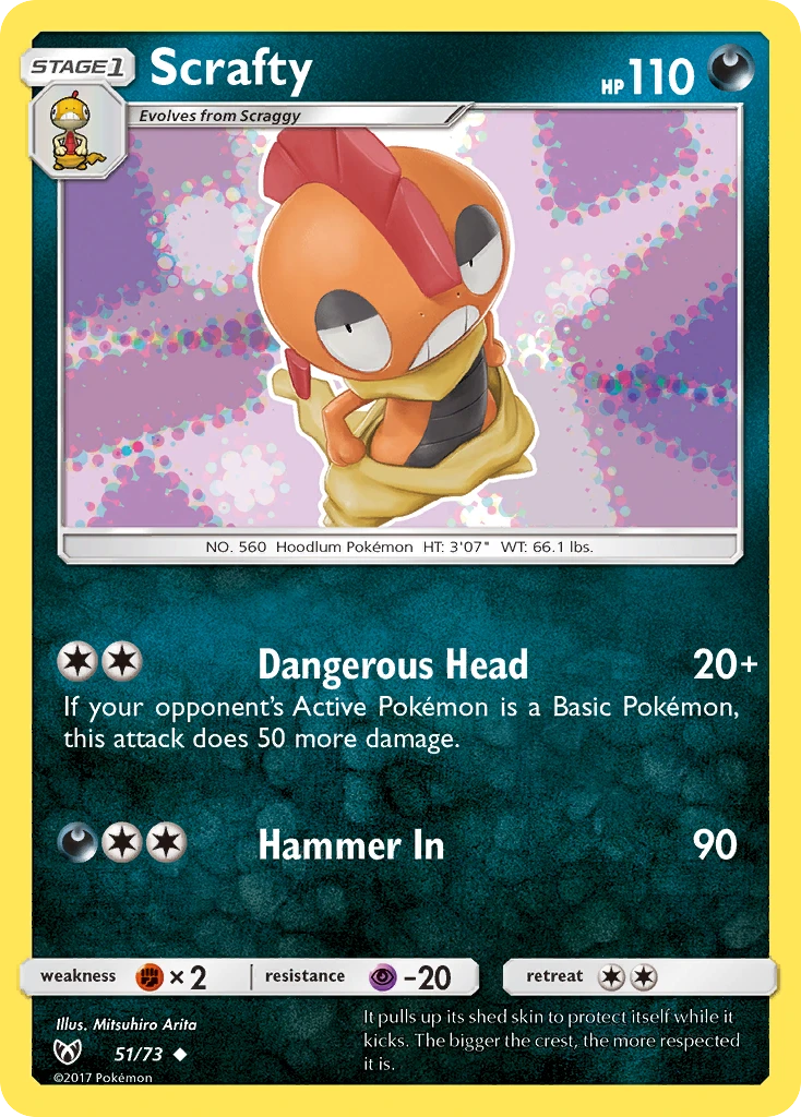 Scrafty – Shining Legends 51