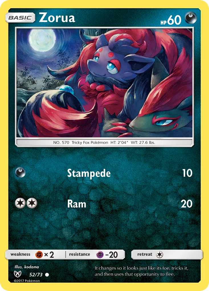 Zorua – Légendes Brillantes 52