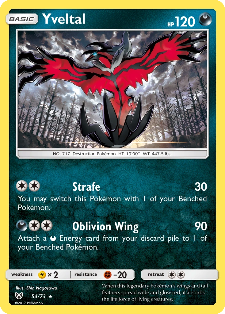 Yveltal – Shining Legends 54