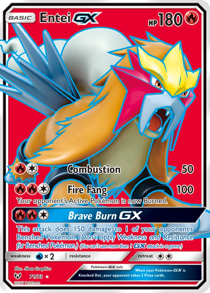 Entei GX – Légendes Brillantes 71
