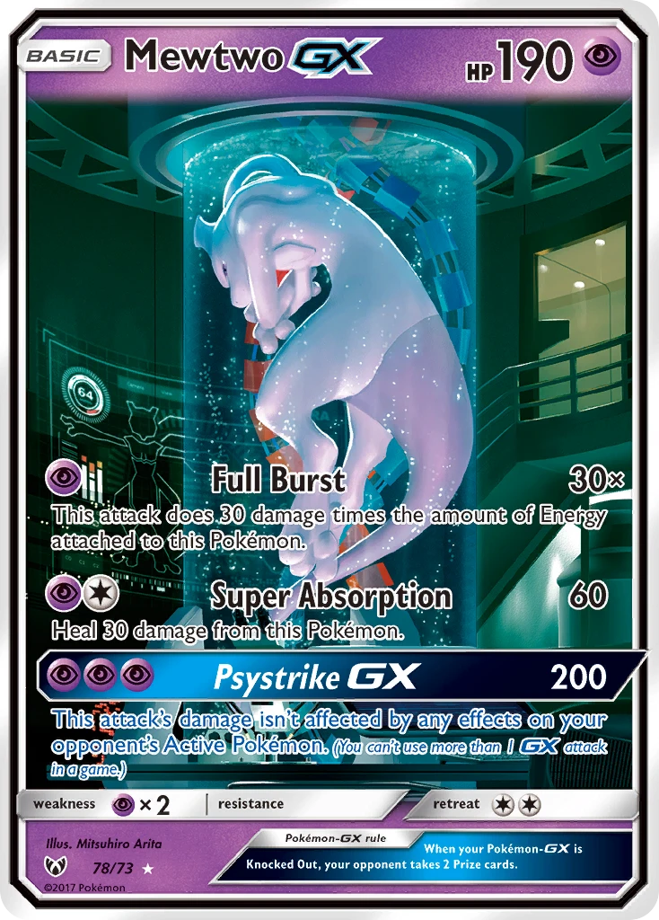 Mewtwo GX – Légendes Brillantes 78