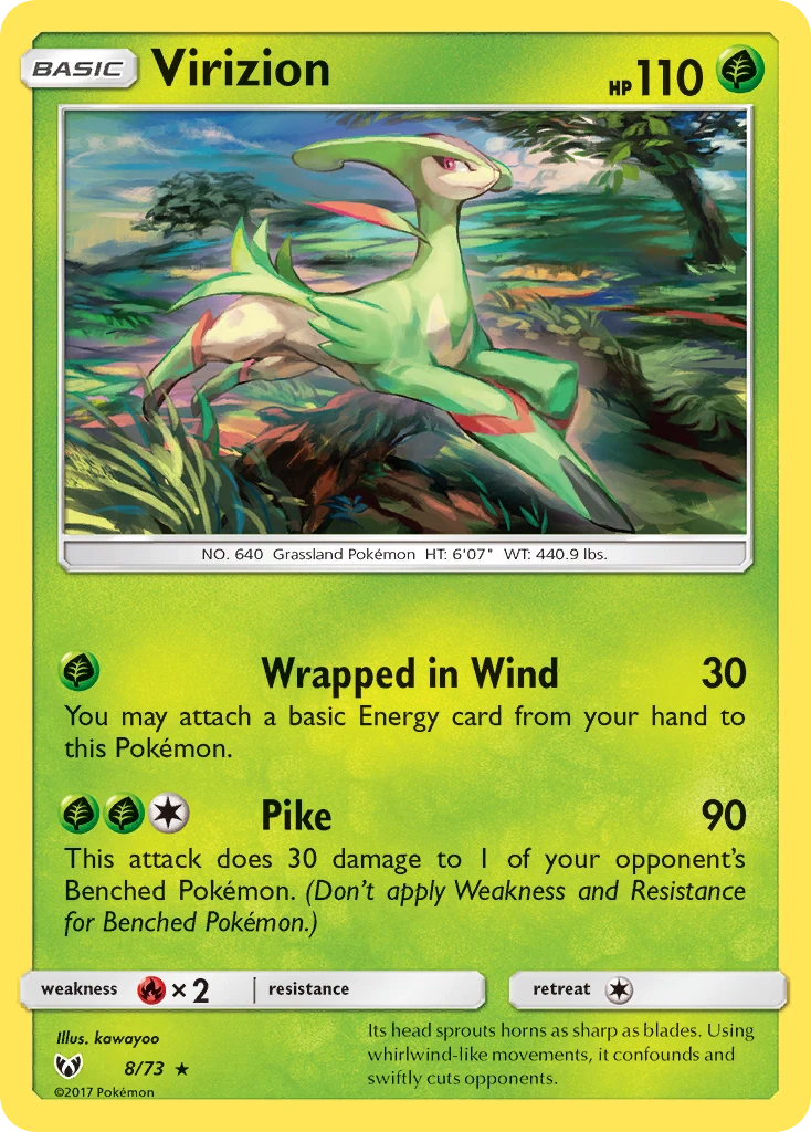 Virizion – Shining Legends 8