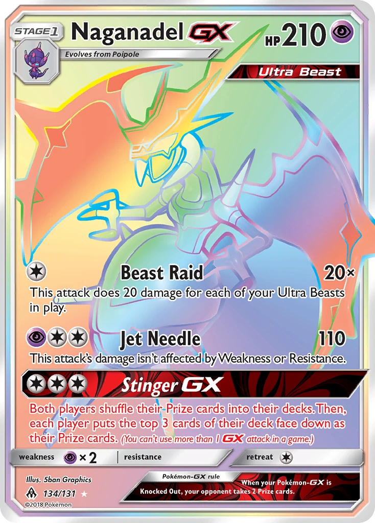 Naganadel GX – Forbidden Light 134