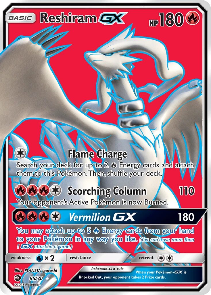 Reshiram GX – Dragões Soberanos 65