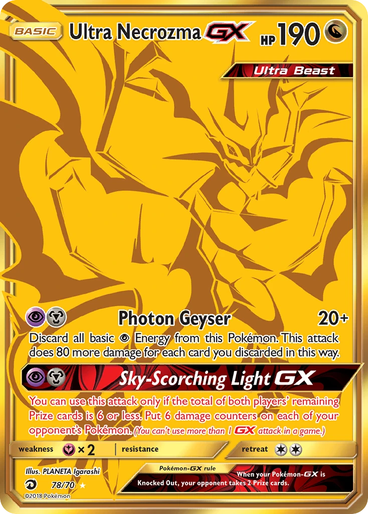 Ultra Necrozma GX – Dragões Soberanos 78