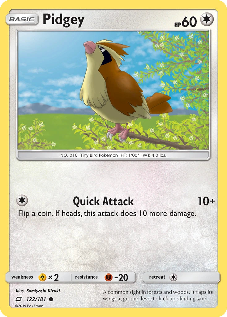 Pidgey – Team Up 122