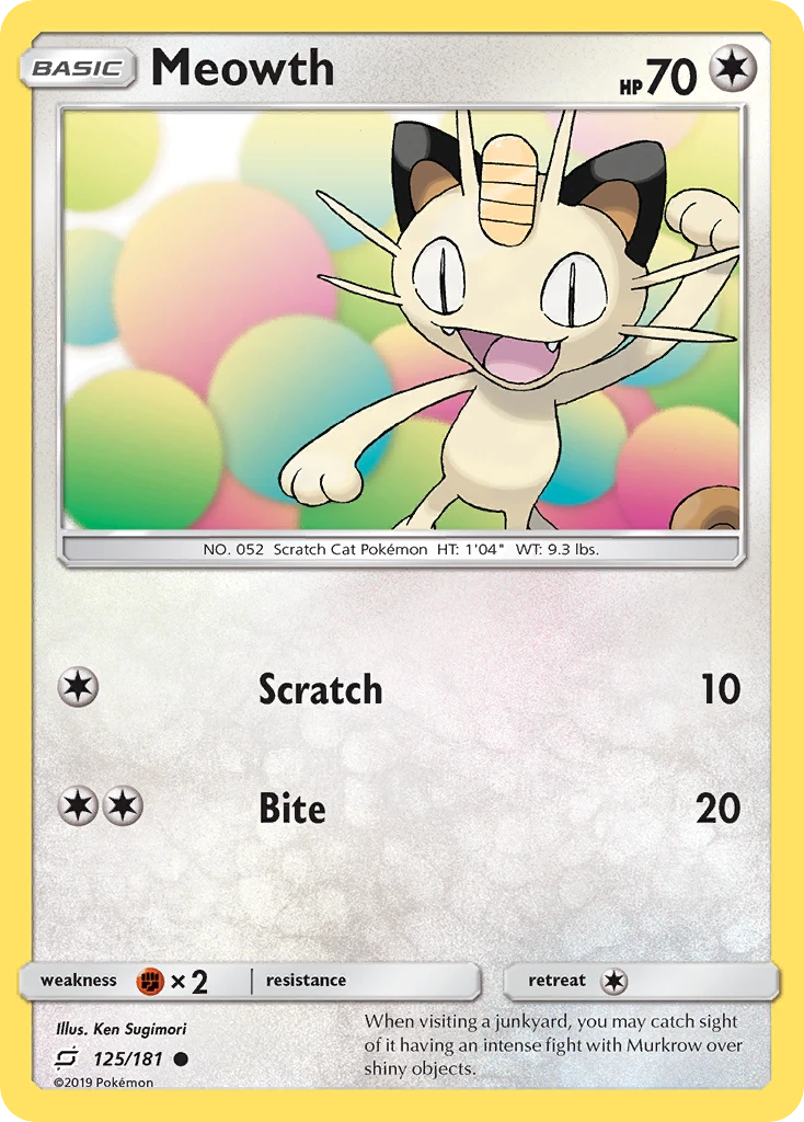 Meowth – Team Up 125