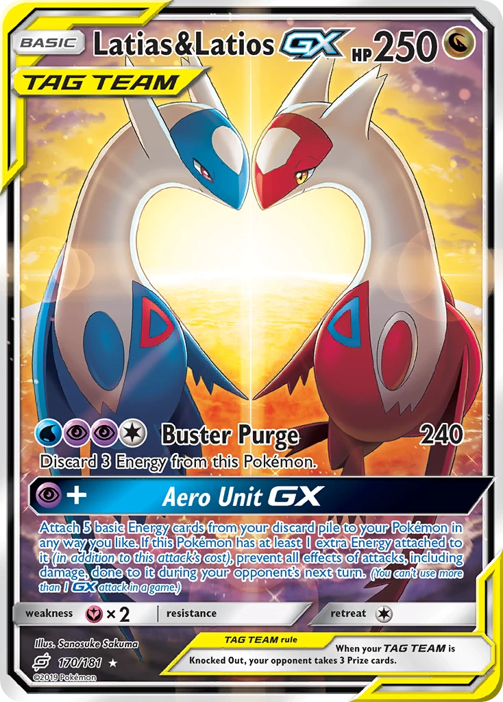 Latias & Latios-GX – Team Up 170