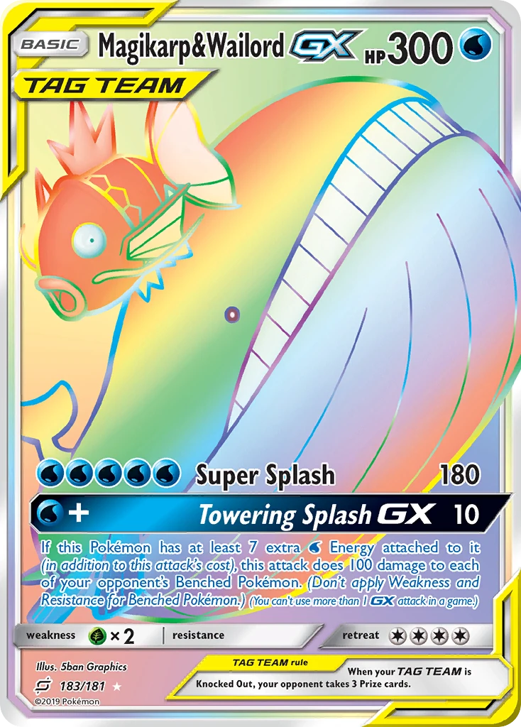 Magikarp & Wailord-GX – Team Up 183