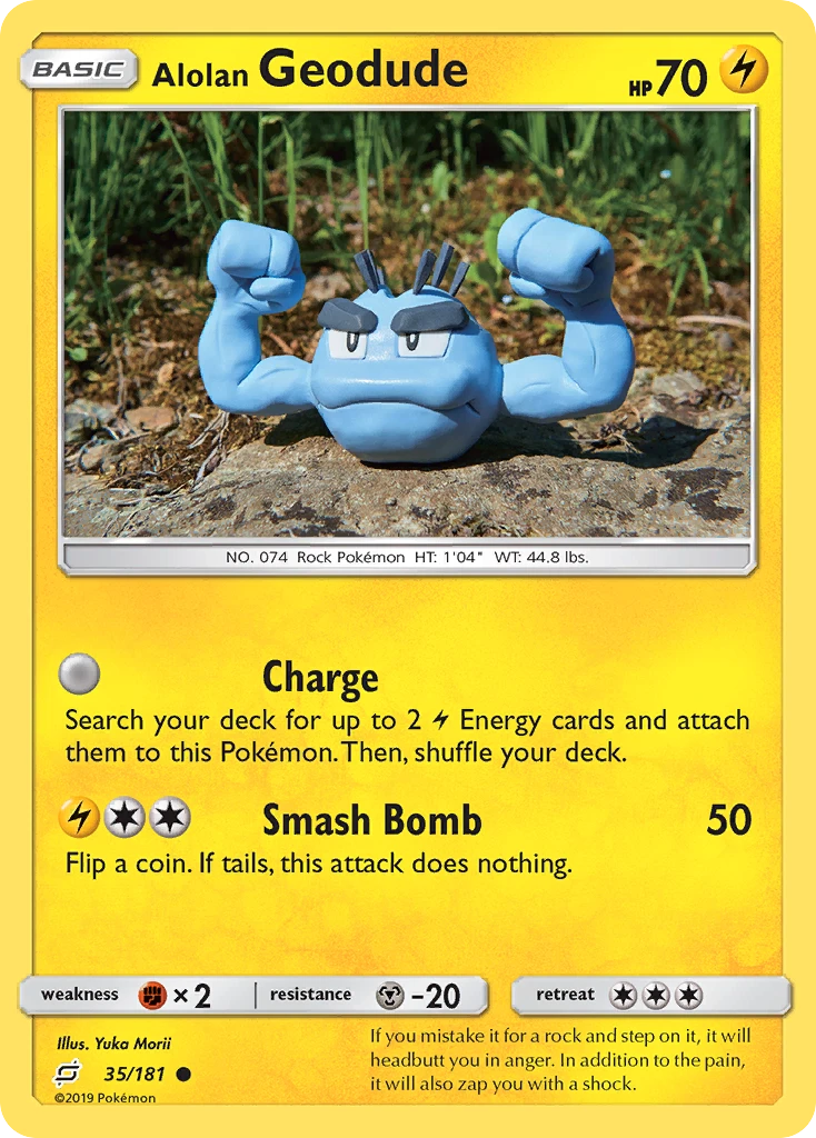 Alolan Geodude – Team Up 35