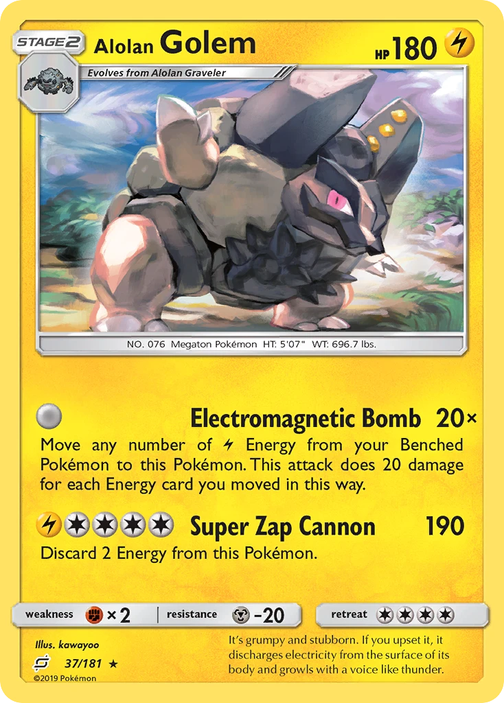 Alolan Golem – Team Up 37