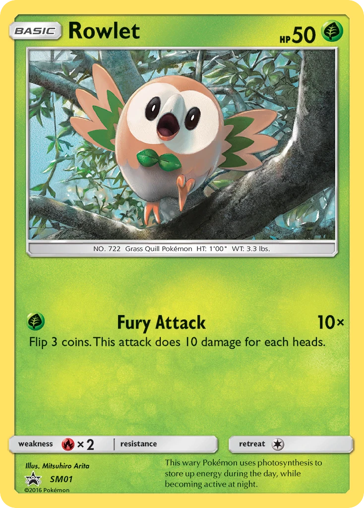 Rowlet – SM Black Star Promos SM01