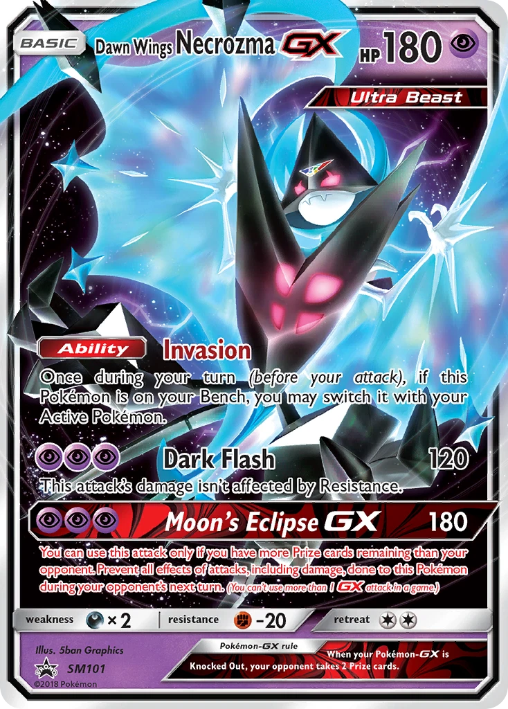Dawn Wings Necrozma-GX – SM Black Star Promos SM101