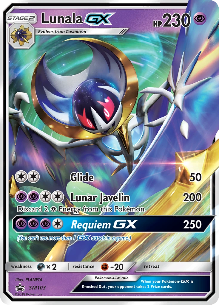 Lunala-GX – SM Black Star Promos SM103