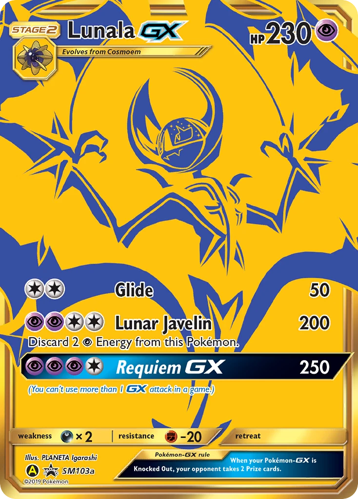 Lunala-GX – SM Black Star Promos SM103a