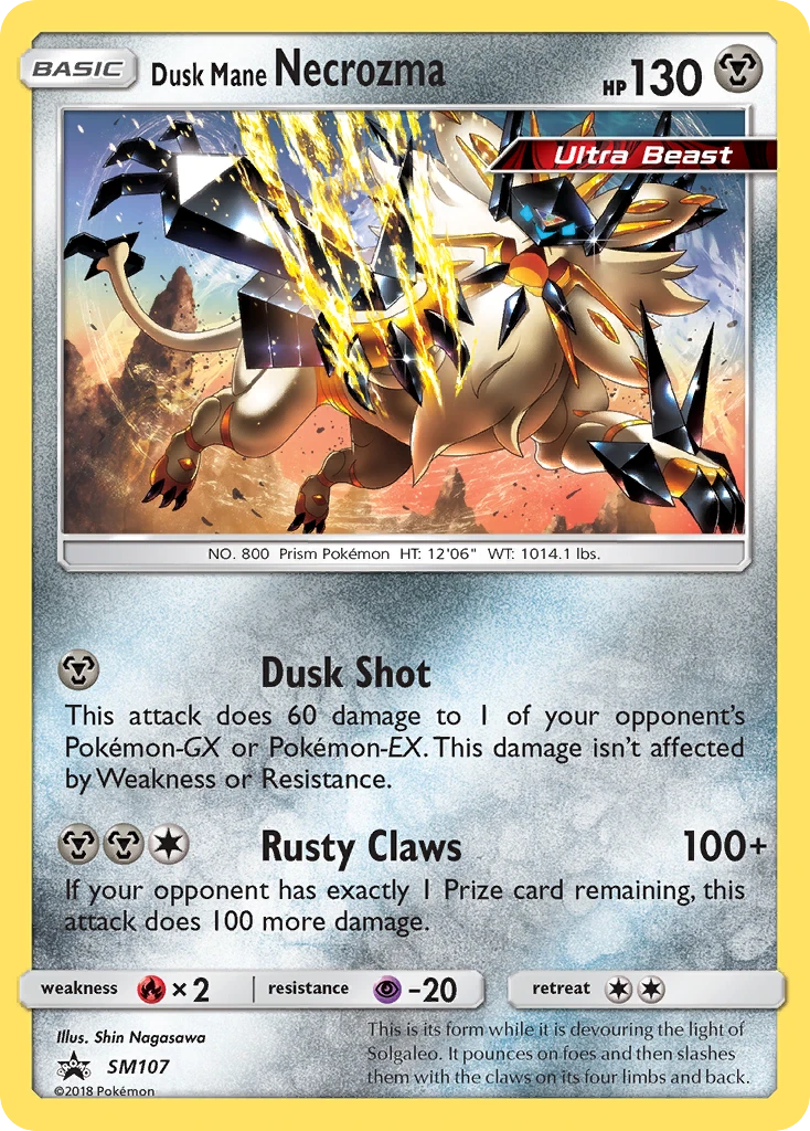 Dusk Mane Necrozma – SM Black Star Promos SM107