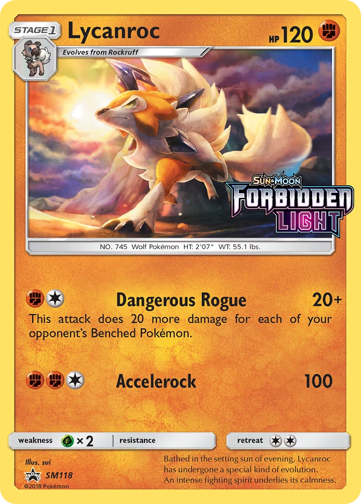 Lycanroc – SM Black Star Promos SM118