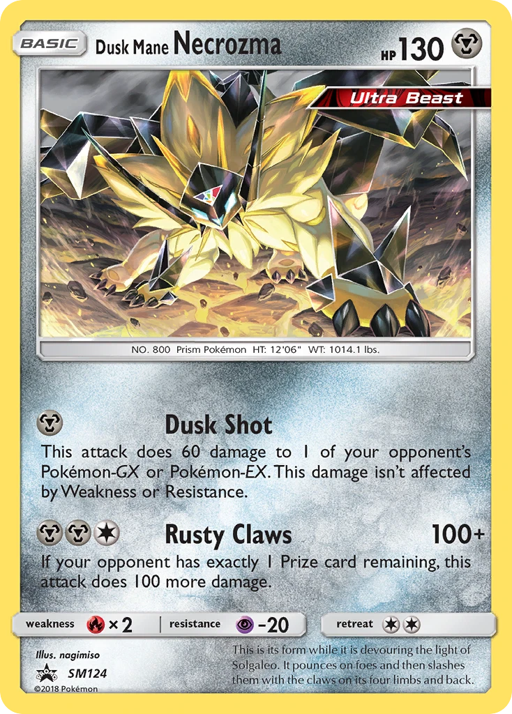 Dusk Mane Necrozma – SM Black Star Promos SM124