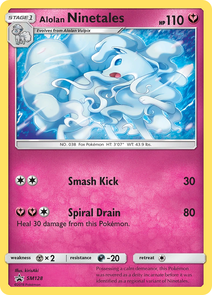 Alolan Ninetales – SM Black Star Promos SM128
