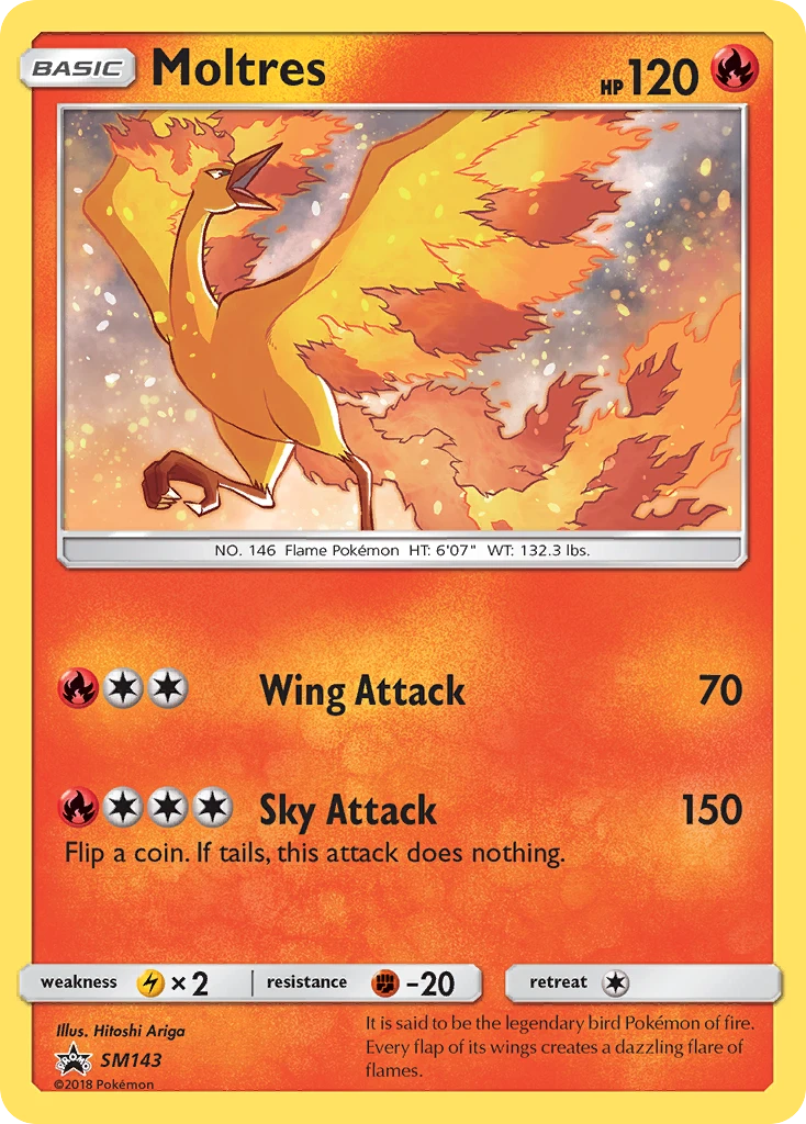 Moltres – SM Black Star Promos SM143
