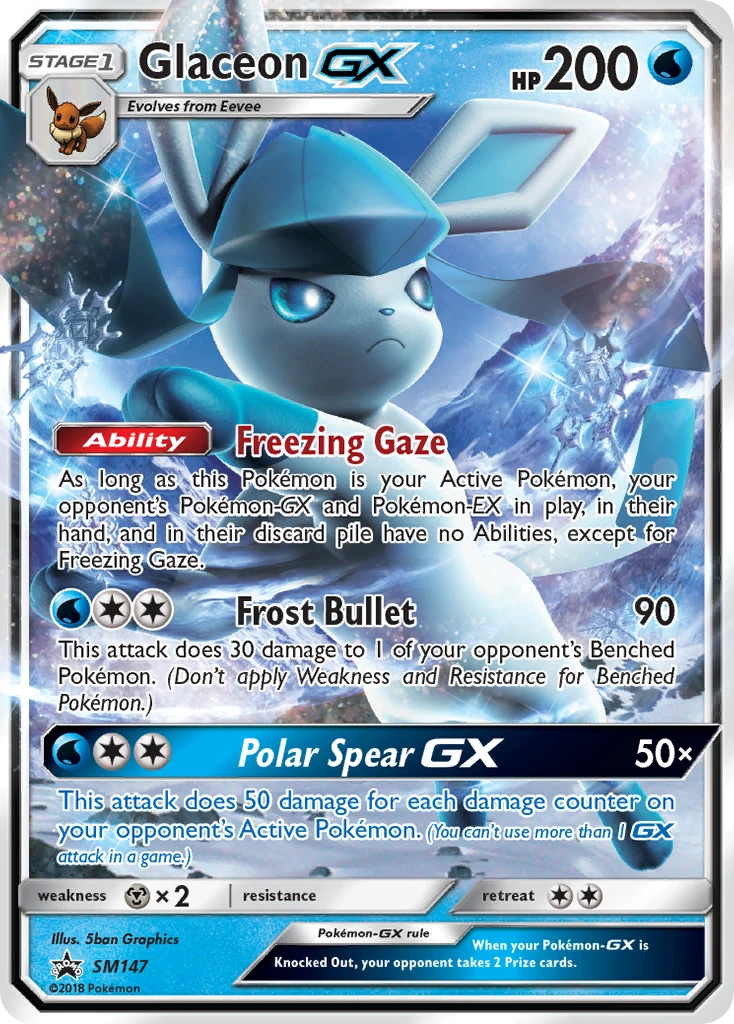 Glaceon GX – SL Promo SM147
