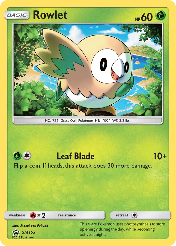 Rowlet – SM Black Star Promos SM153