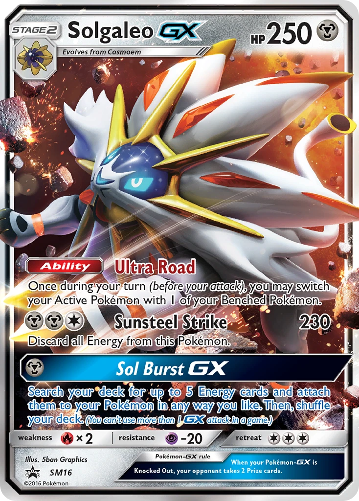 Solgaleo-GX – SM Black Star Promos SM16