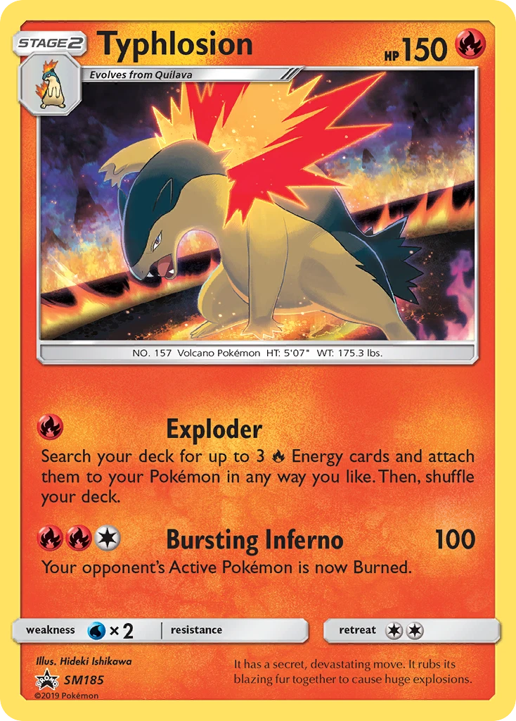 Typhlosion – Sol e Lua Promos SM185