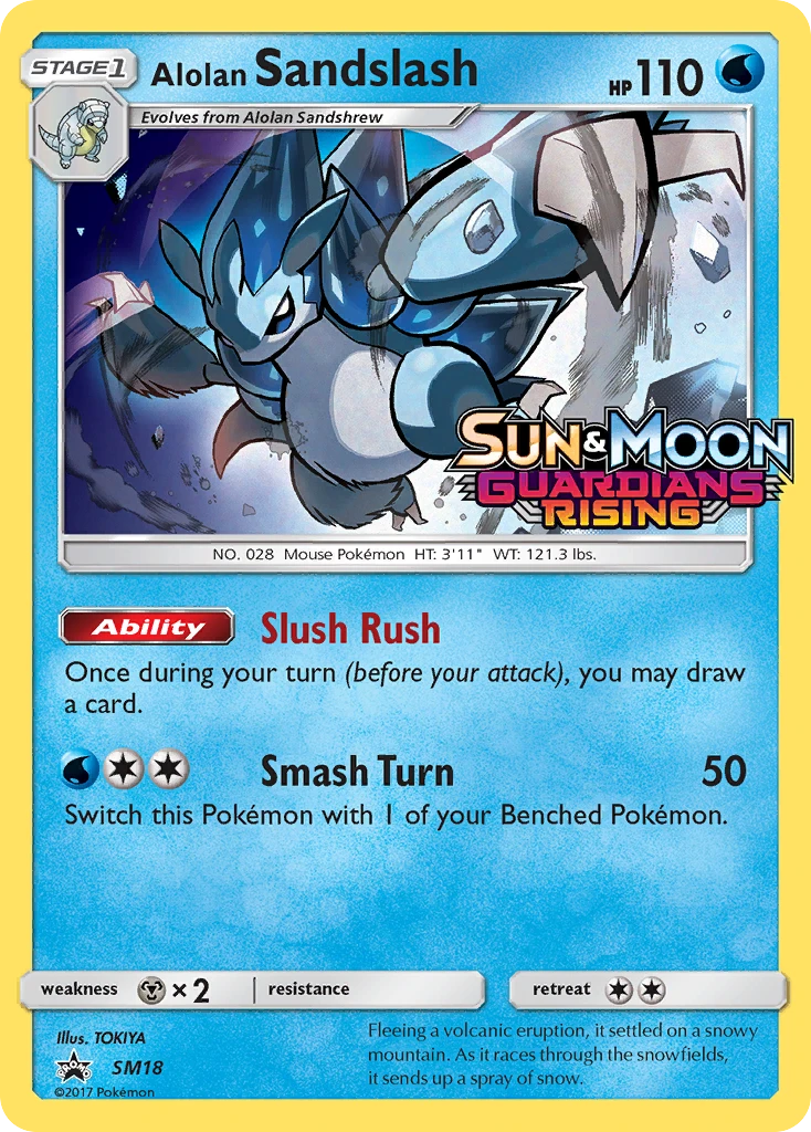 Alolan Sandslash – SM Black Star Promos SM18