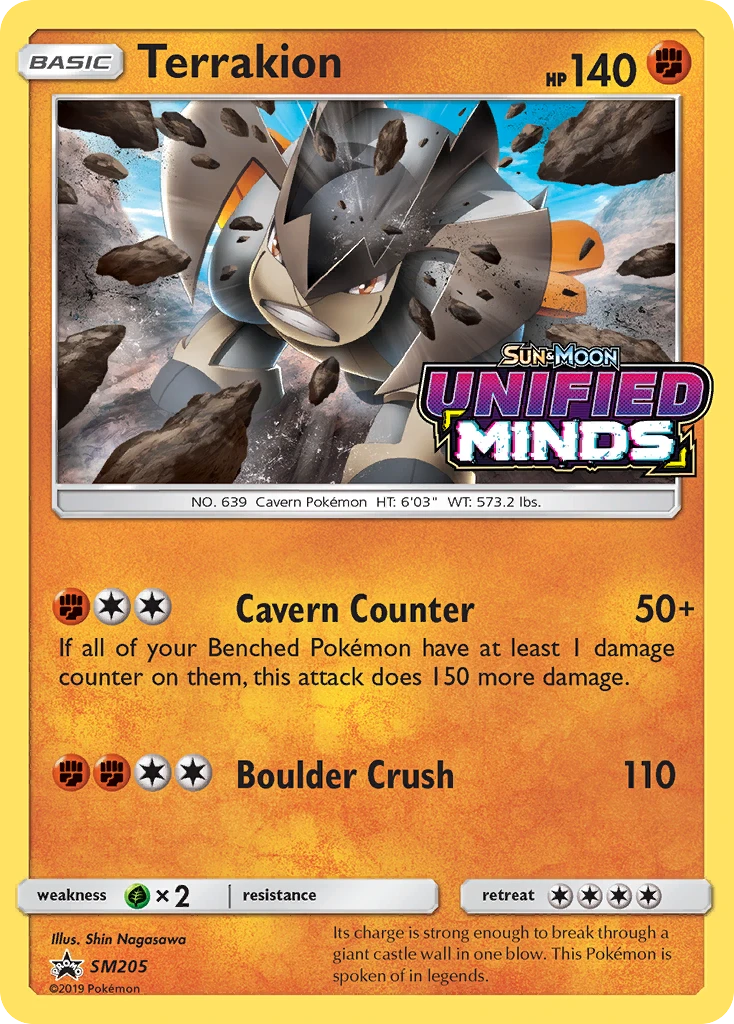 Terrakion – SM Black Star Promos SM205