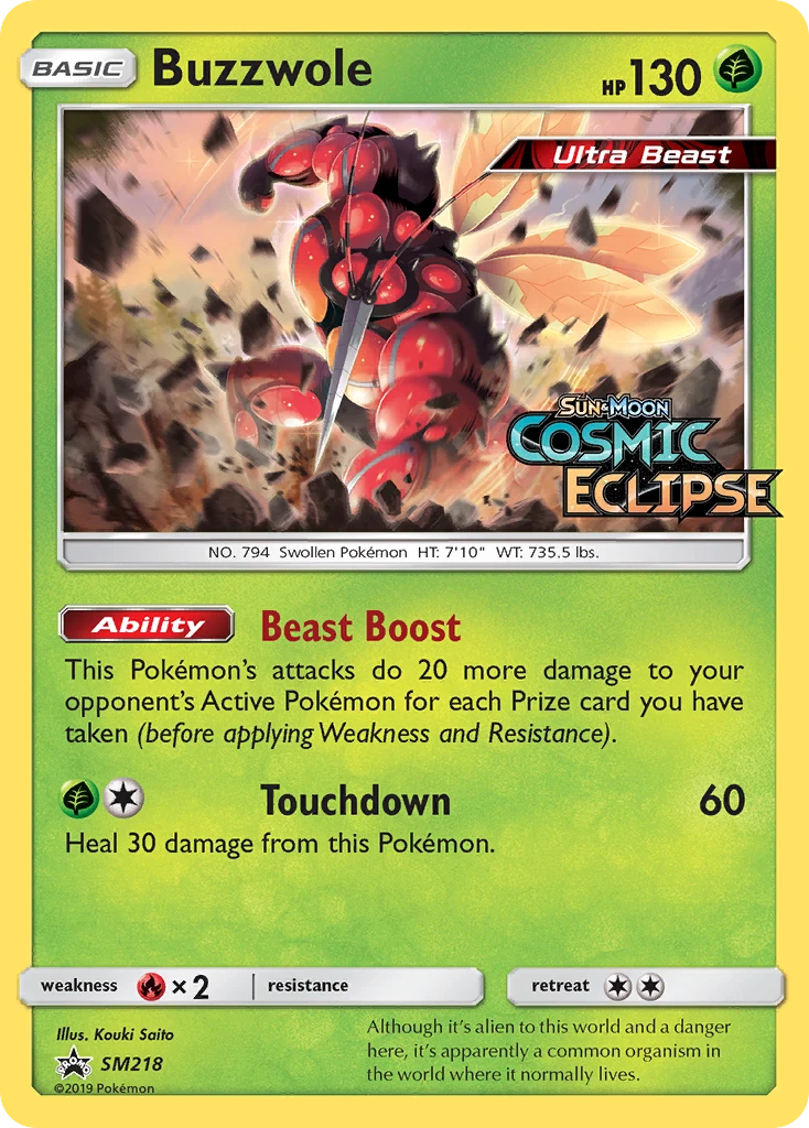 Buzzwole – SM Black Star Promos SM218