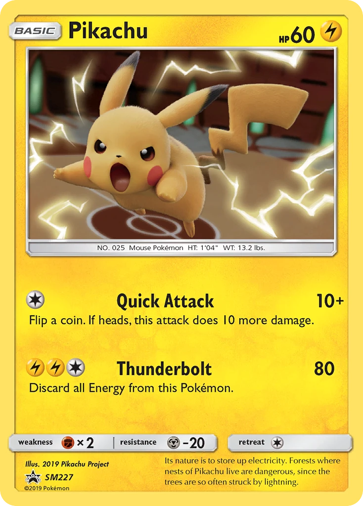 Pikachu – SM Black Star Promos SM227