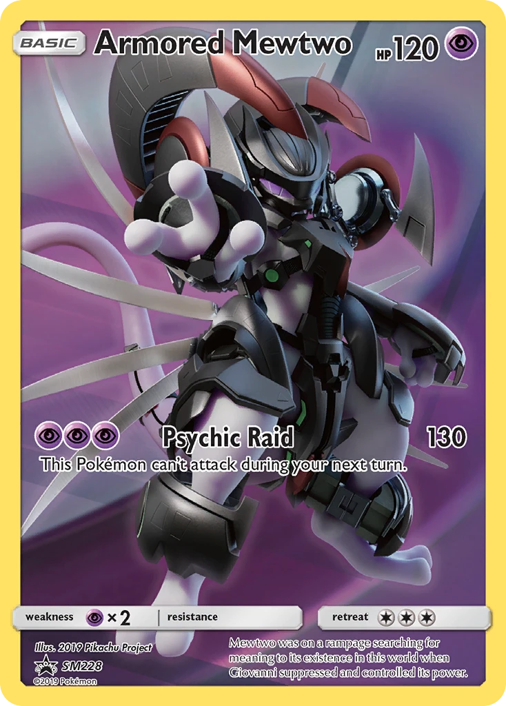 Armored Mewtwo – SM Black Star Promos SM228