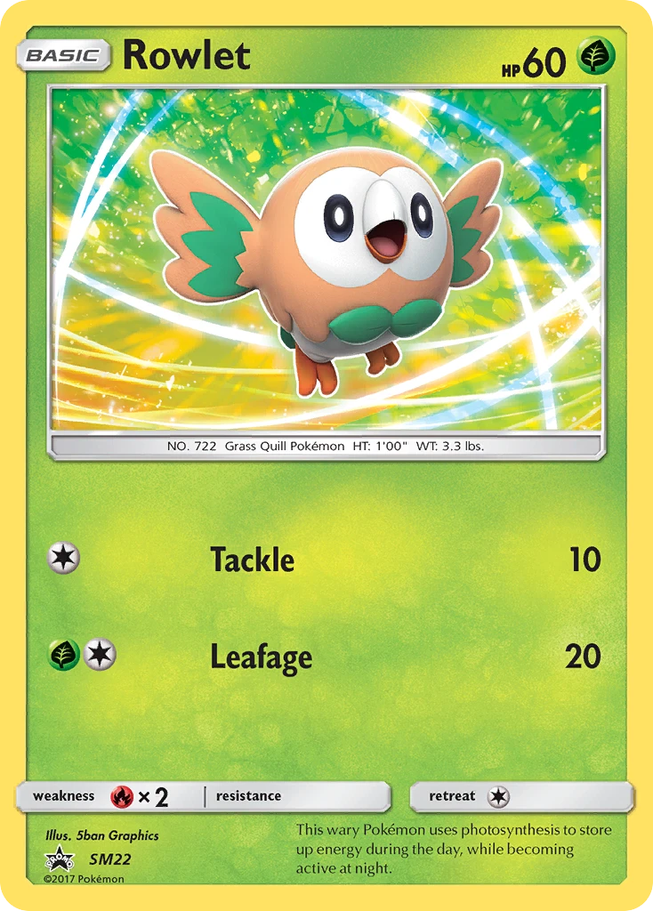 Rowlet – SM Black Star Promos SM22