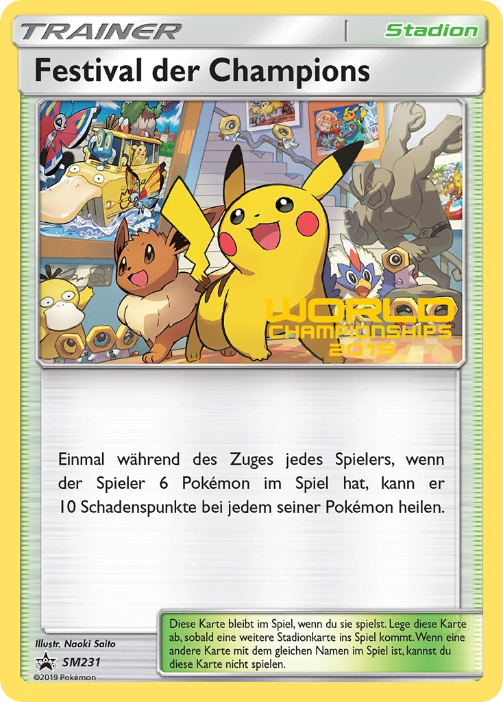 Festival de Campeones – SL Cartas de promoción SM231