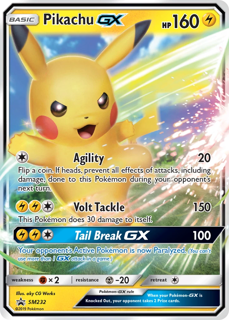 Pikachu GX – Promo SM SM232
