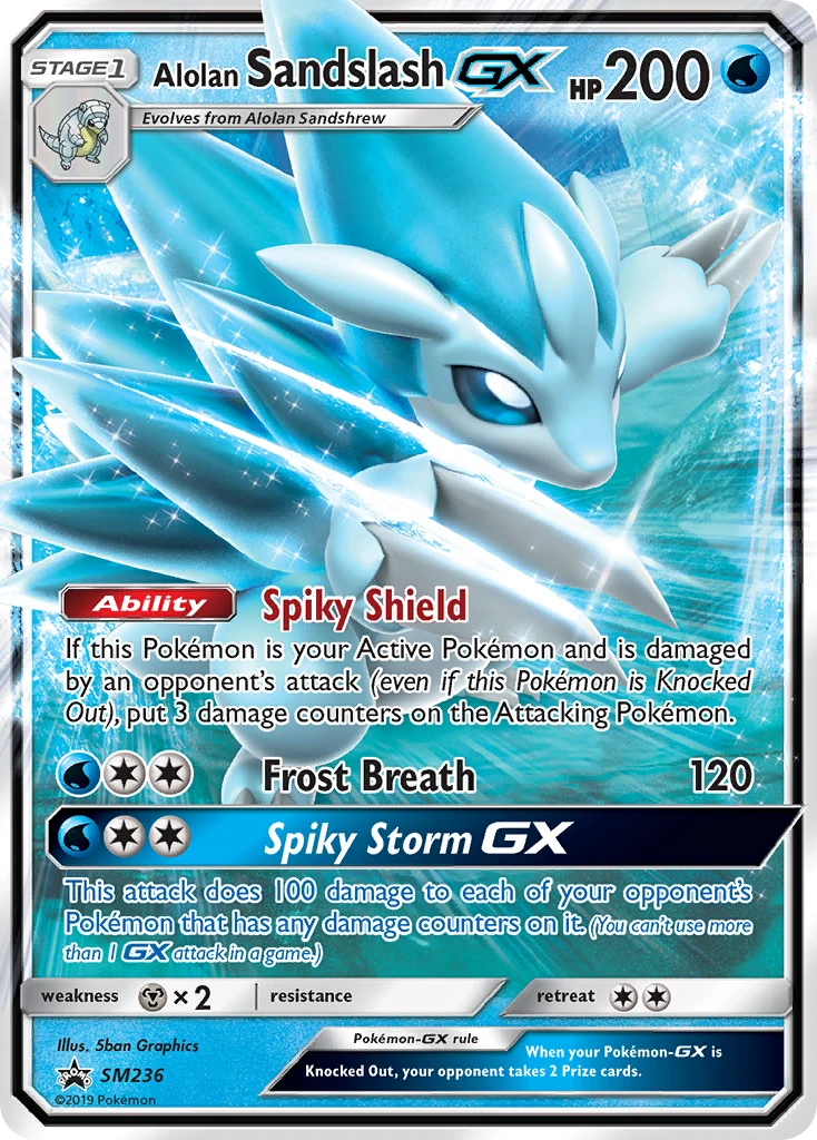 Sablaireau d’Alola GX – Promo SM SM236