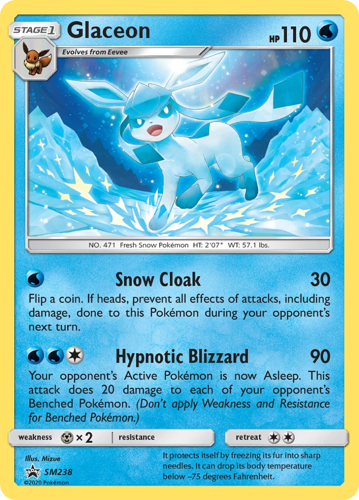 Glaceon – SM Black Star Promos SM238
