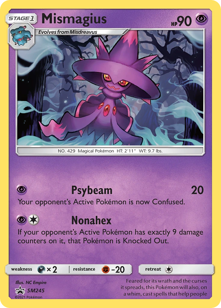 Mismagius – Sol e Lua Promos SM245