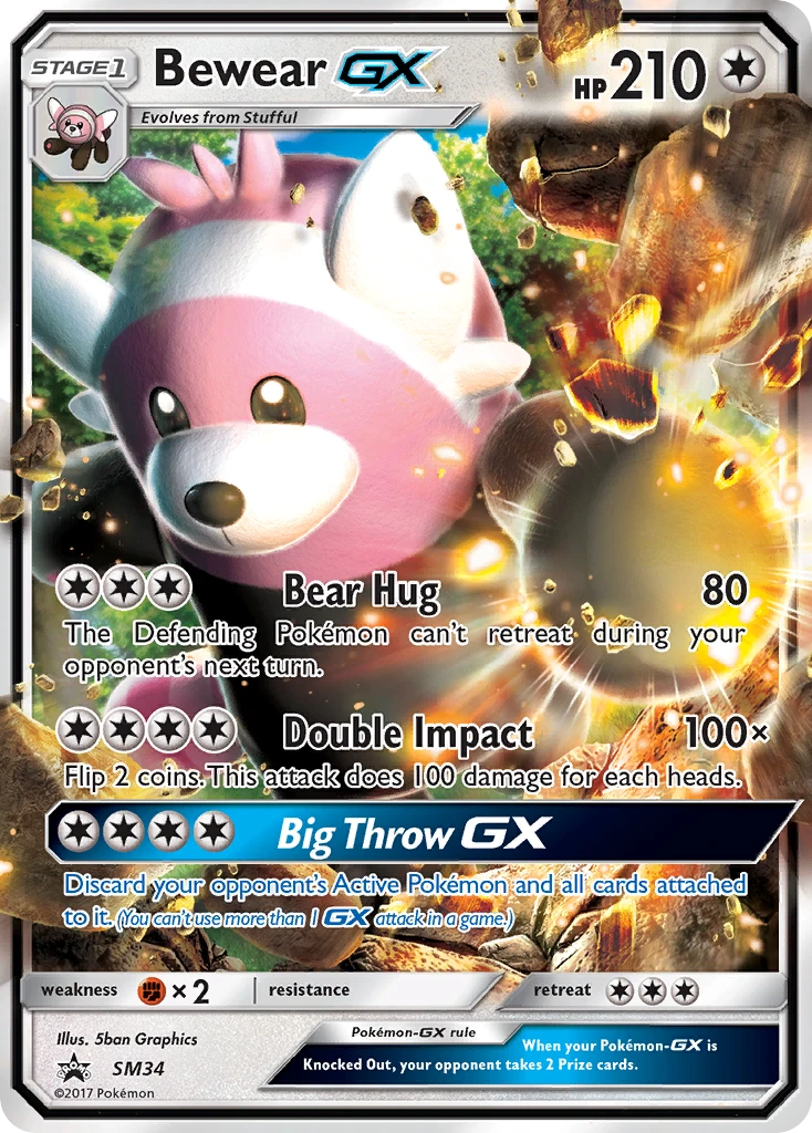 Bewear-GX – SM Black Star Promos SM34