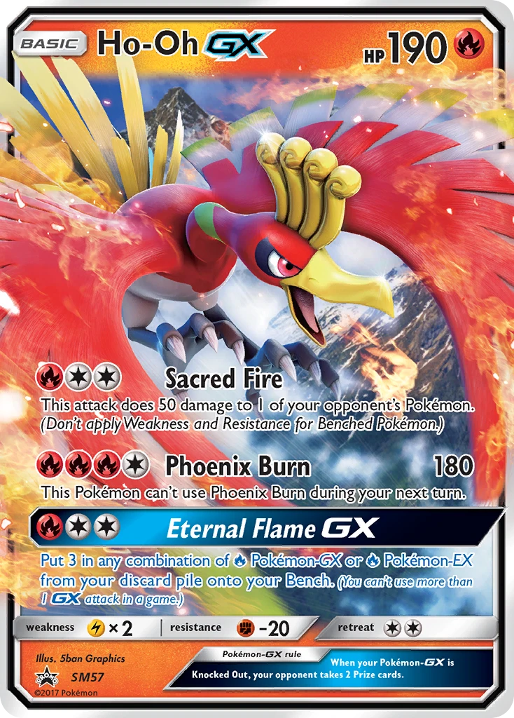 Ho-Oh-GX – SM Black Star Promos SM57