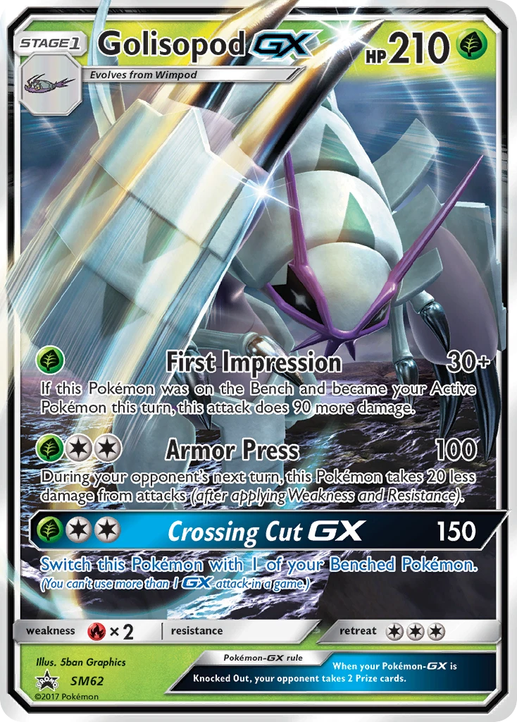 Golisopod-GX – SM Black Star Promos SM62