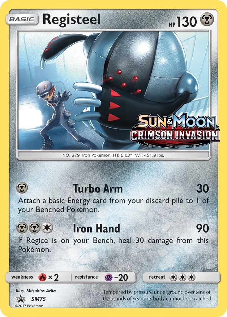 Registeel – SM Black Star Promos SM75