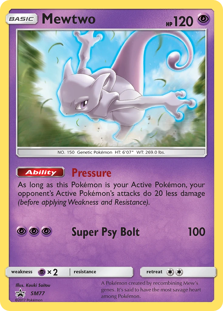 Mewtwo – SM Black Star Promos SM77